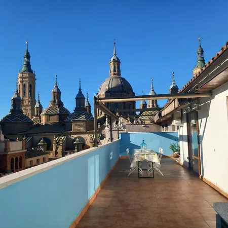 La Terraza Del Pilar Апартаменты Сарагоса